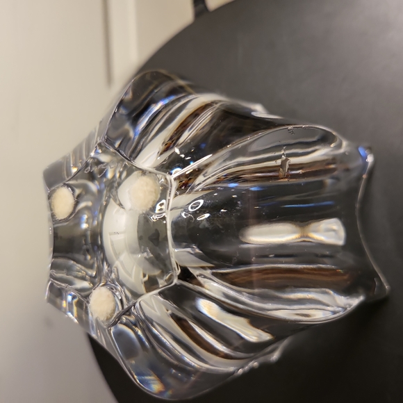 Orrefors Heavy Clear Crystal Tulip Bowl Vase Sweden C. 1959 - Picture 5 of 9